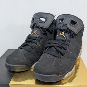 Nike Air Jordan 6 Retro DMP GS Size 5Y Defining Moments 2020 Black Gold Clean